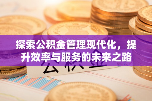 深水埗探索公积金管理现代化，提升效率与服务的未来之路